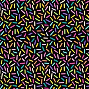SUSY CARD Papier cadeau "Sprinkles black", sur rouleau