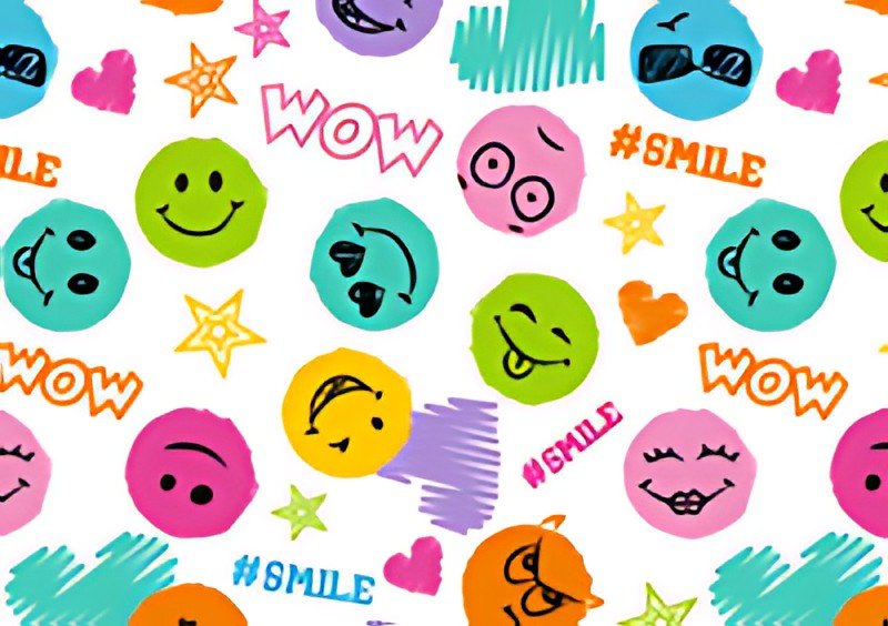 SUSY CARD Papier cadeau "Smile", sur rouleau