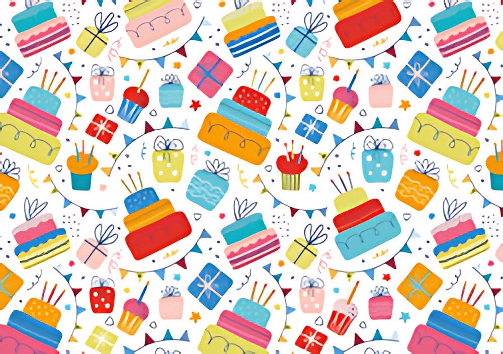 SUSY CARD Papier cadeau "Let's Celebrate", sur rouleau
