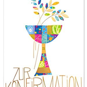 SUSY CARD Konfirmationskarte "Mosaikkelch"