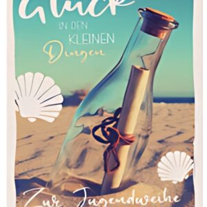 SUSY CARD Jugendweihekarte "Flaschenpost"