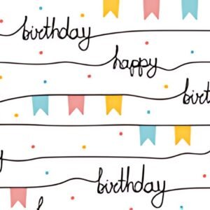 SUSY CARD Papier cadeau "Guirlandes de fête", sur rouleau