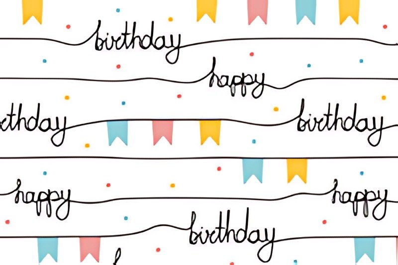 SUSY CARD Papier cadeau "Guirlandes de fête", sur rouleau