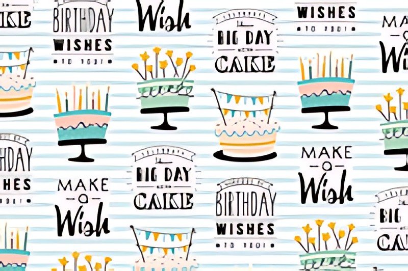 SUSY CARD Papier cadeau "Make a wish", sur rouleau