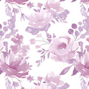 SUSY CARD Papier cadeau "roses aquarelle", sur rouleau