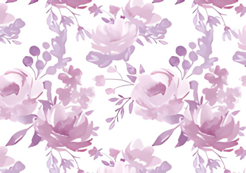 SUSY CARD Papier cadeau "roses aquarelle", sur rouleau