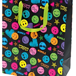 SUSY CARD Sac cadeau "Smile black"