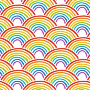 SUSY CARD Papier cadeau "Le pays des arcs-en-ciel", rouleau