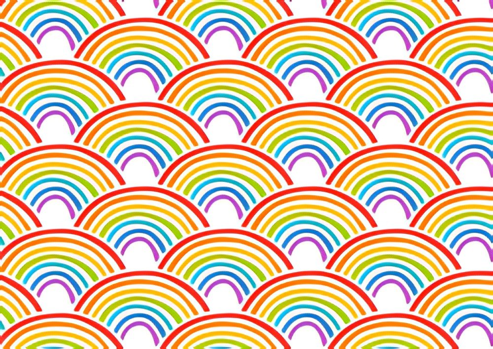 SUSY CARD Papier cadeau "Le pays des arcs-en-ciel", rouleau