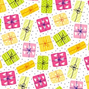 SUSY CARD Papier cadeau "Cadeaux multicolores", sur rouleau