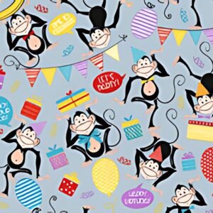 SUSY CARD Papier cadeau "Singe", sur rouleau