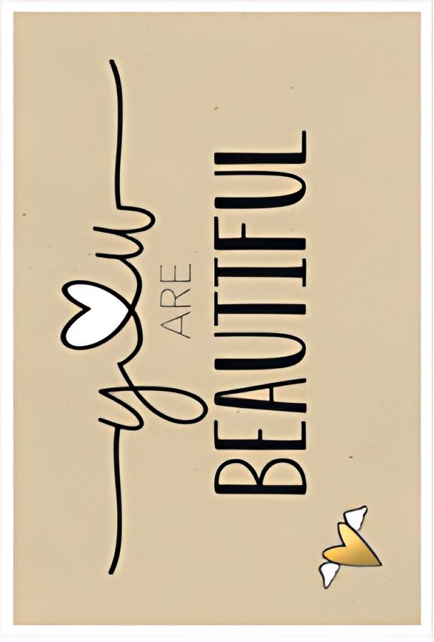 SUSY CARD Carte de voeux Bee yourself "Petit coeur"
