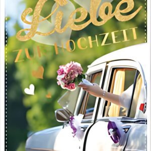 SUSY CARD XL-Hochzeitskarte "Auto"