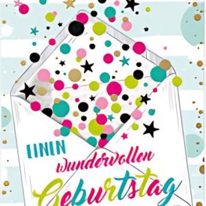 SUSY CARD Carte d'anniversaire Goldelicious "Enveloppe"