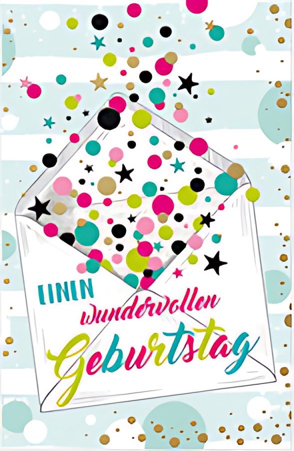 SUSY CARD Carte d'anniversaire Goldelicious "Enveloppe"