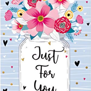 SUSY CARD Carte de voeux Goldelicious "Just for You"