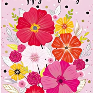 SUSY CARD Carte d'anniversaire Goldelicious "Bouquet"