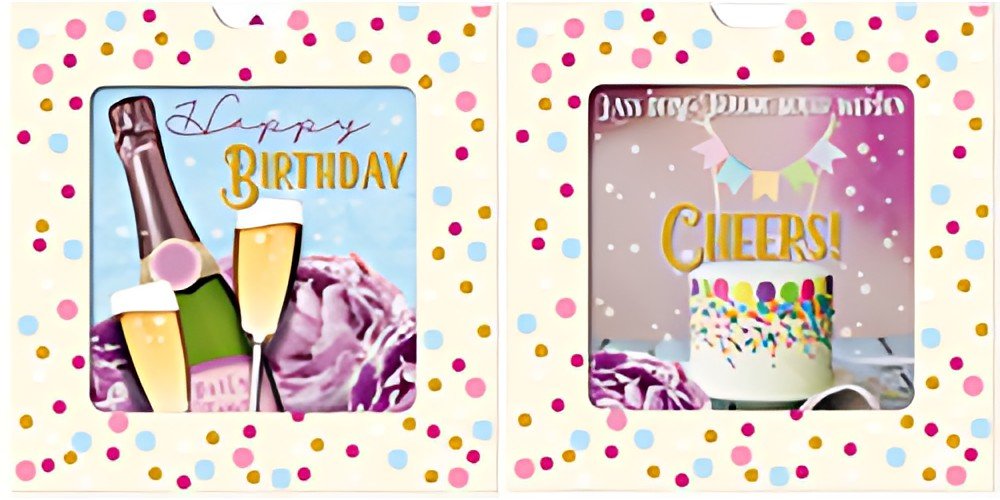 SUSY CARD Carte d'anniversaire 3D Carte coulissante "Prosit"