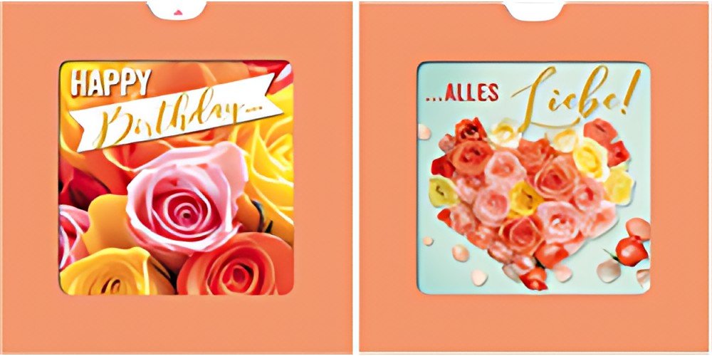 SUSY CARD Carte d'anniversaire 3D coulissante "Roses"
