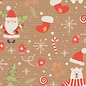 SUSY CARD Papier cadeau de Noël "Crazy Christmas"