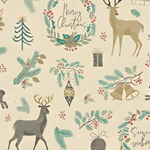 SUSY CARD Papier cadeau de Noël "Season Greetings"