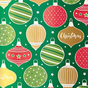 SUSY CARD Papier cadeau de Noël "Christmas decoration"