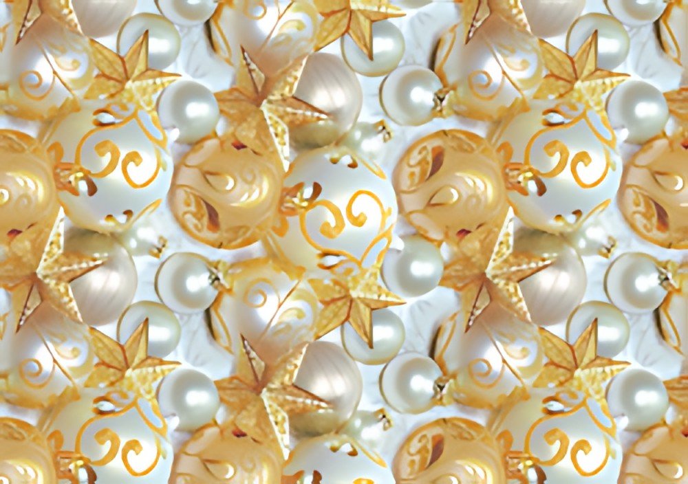 SUSY CARD Papier cadeau de Noël "boules de Noël"