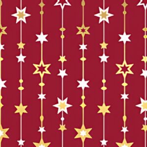 SUSY CARD Papier cadeau de Noël "lignes d'étoiles"
