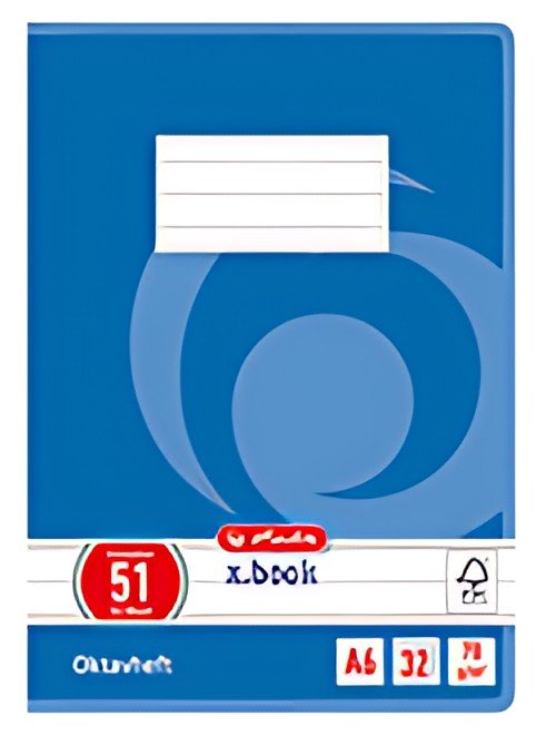 herlitz Cahier Octave x.book, A6, ligné, 70 g/m2