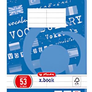herlitz Vokabelheft x.book, DIN A6, 2-spaltig, 32 Blatt
