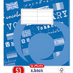 herlitz Cahier de vocabulaire x.book, A5, 2 colonnes,