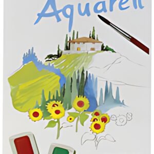 herlitz Bloc de papier aquarelle, 210 x 298 mm, contenu: 20