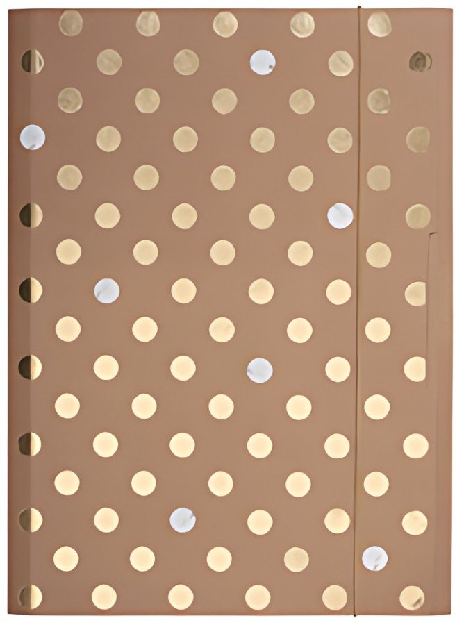 herlitz Chemise à élastiques Pure Glam, A4, carton kraft