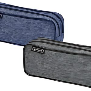 herlitz Trousse double "Knitted Fabric", assorti