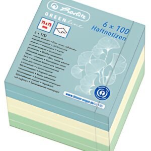 herlitz Cube bloc-notes GREENline, 75 x 75 mm