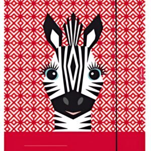 herlitz Carton à dessin "Cute Animals Zebra", A4
