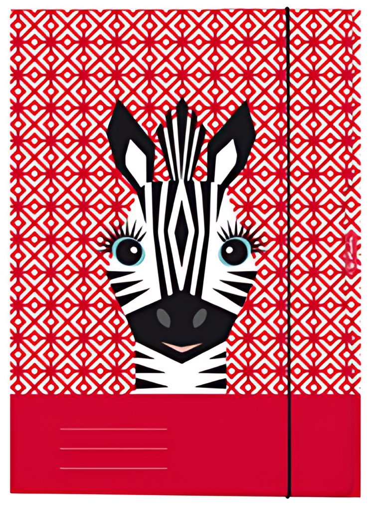 herlitz Carton à dessin "Cute Animals Zebra", A4