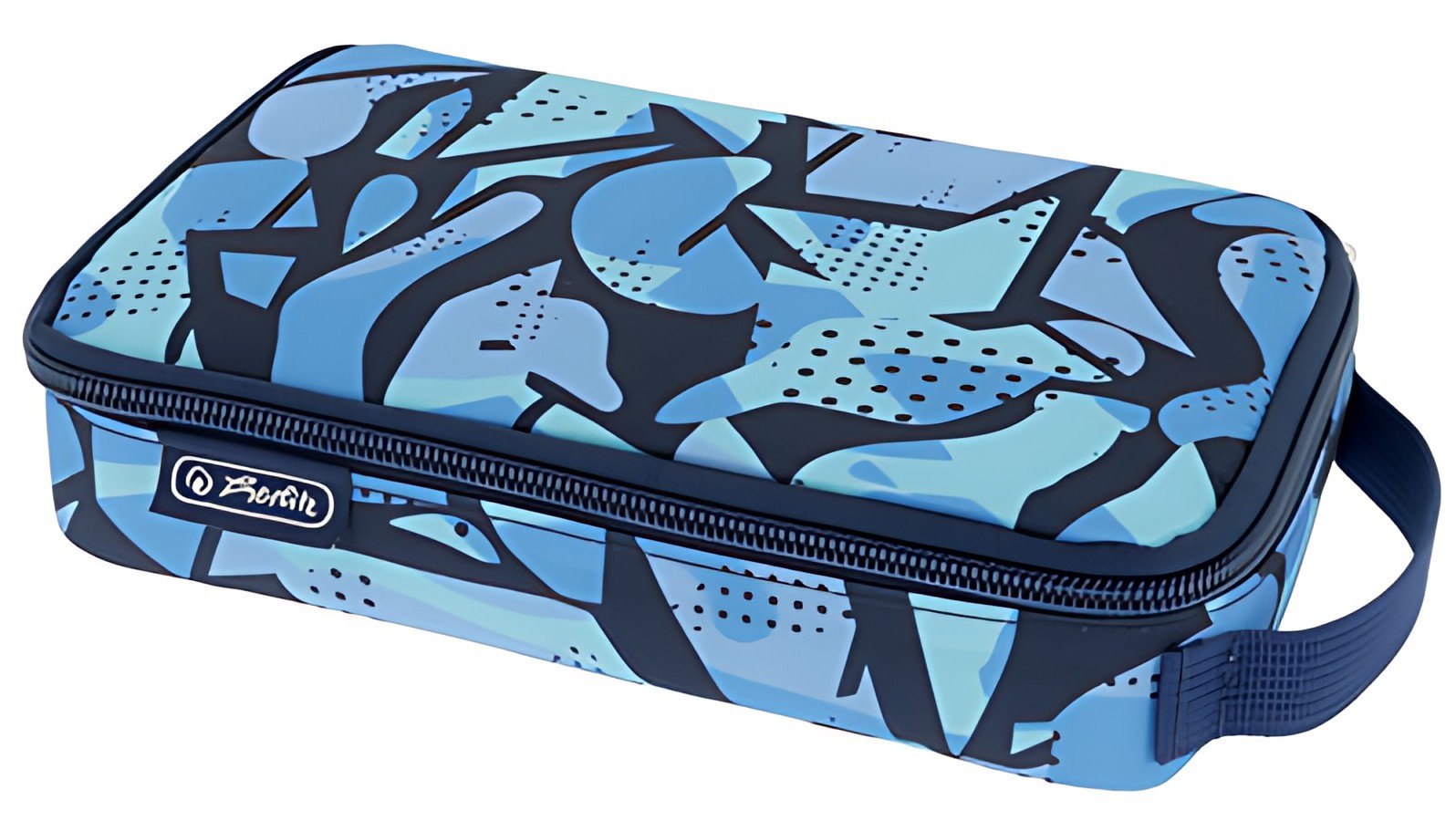 herlitz Trousse 2Go "Camo Blau"
