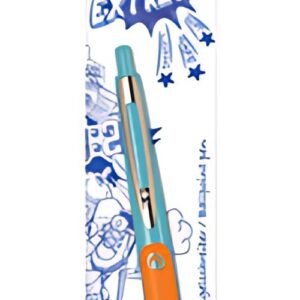 herlitz Stylo à bille rétractable my.pen, turquoise/orange