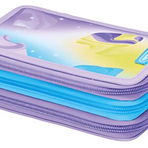 herlitz Étui scolaire triple "Little Monster", 31 pièces