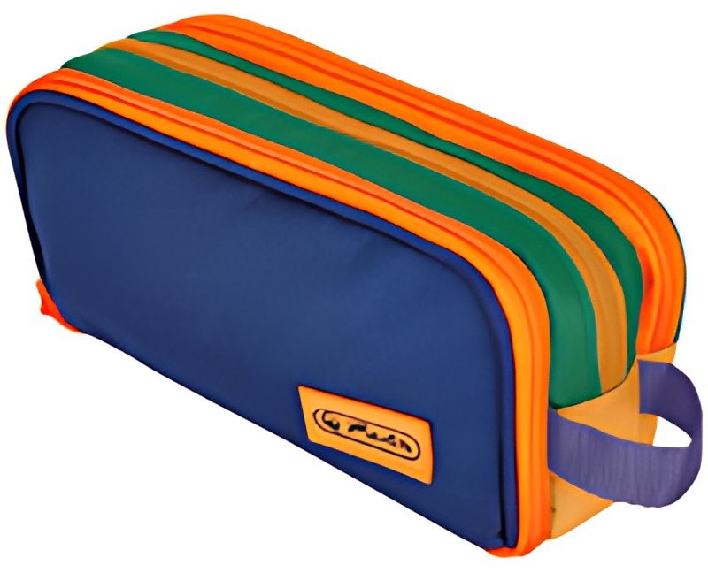 herlitz étui double néon uni coloré