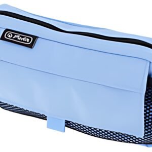 trousse herlitz avec pochette en filet "Pastel Mix"