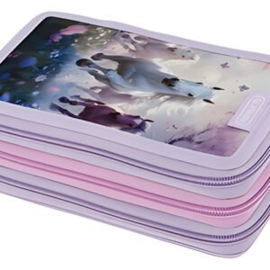 herlitz Schüleretui TriCase "Whisper Mane", 31-teilig