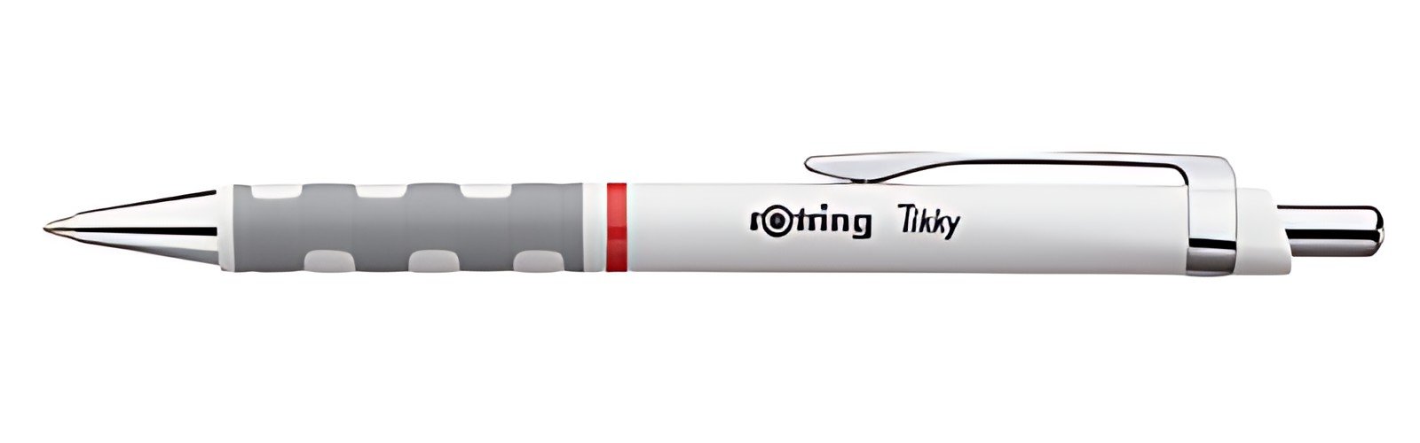 rotring Stylo à bille rétractable Tikky, blanc