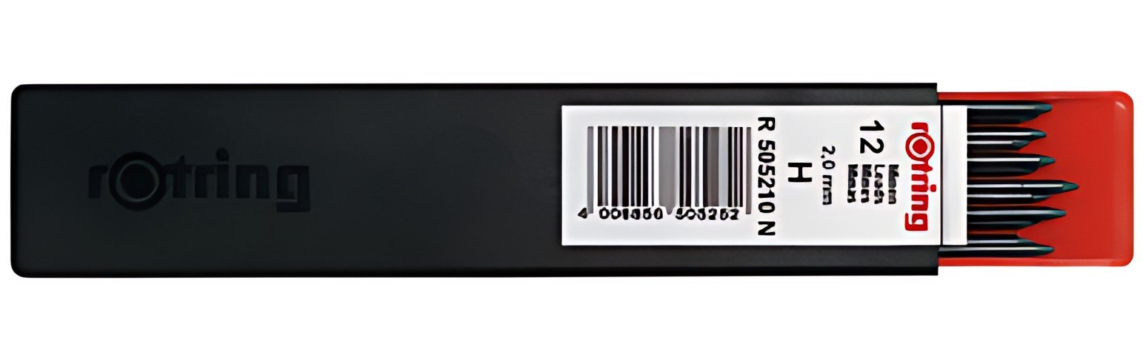 rotring Mines pour porte-mines 2,0 mm, dureté: HB