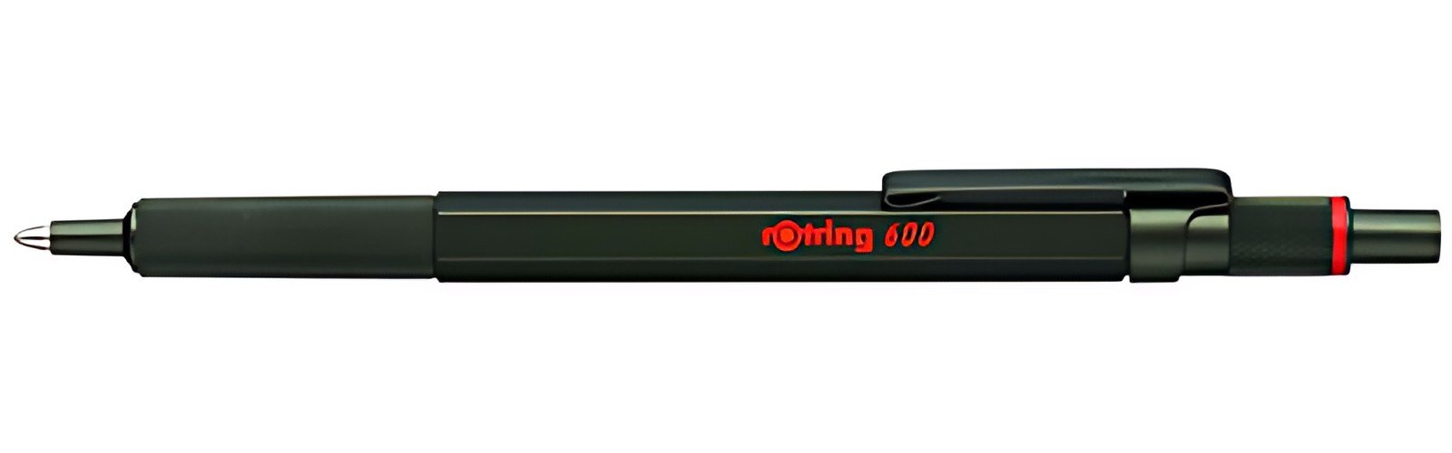 rotring Stylo à bille rétractable 600, vert métallique