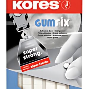 Kores pâte adhésive "GUMFIX", bandes pré-poinçonnées