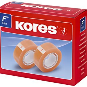 Kores ruban adhésif standard, 12 mm x 10 m, transparent