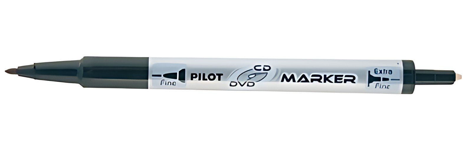 PILOT Marqueur permanent "Marker Twin" CD/DVD, noir