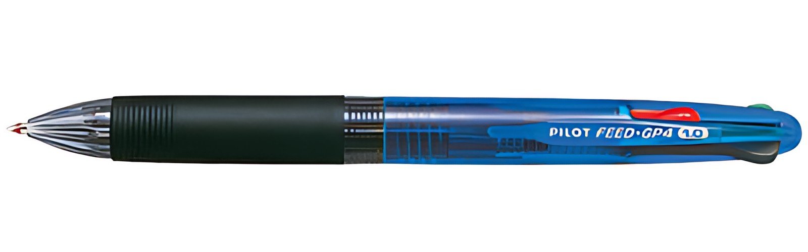 PILOT Stylo à bille 4 couleurs FEED GP4, corps: noir